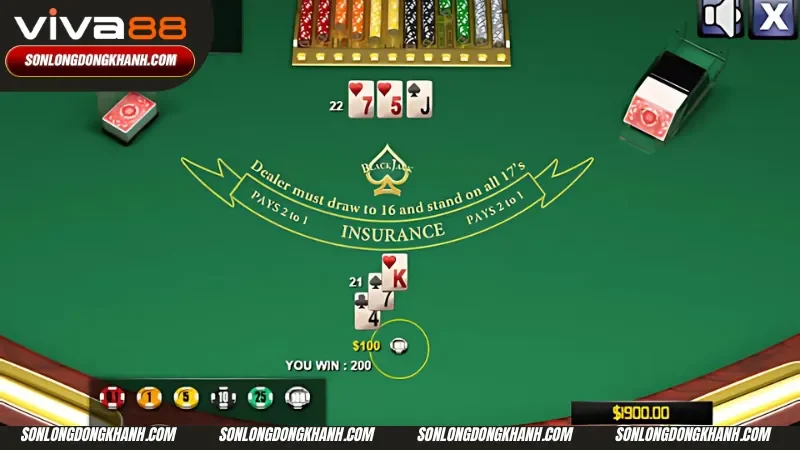 Giá trị của từng lá bài trong cách chơi Blackjack online